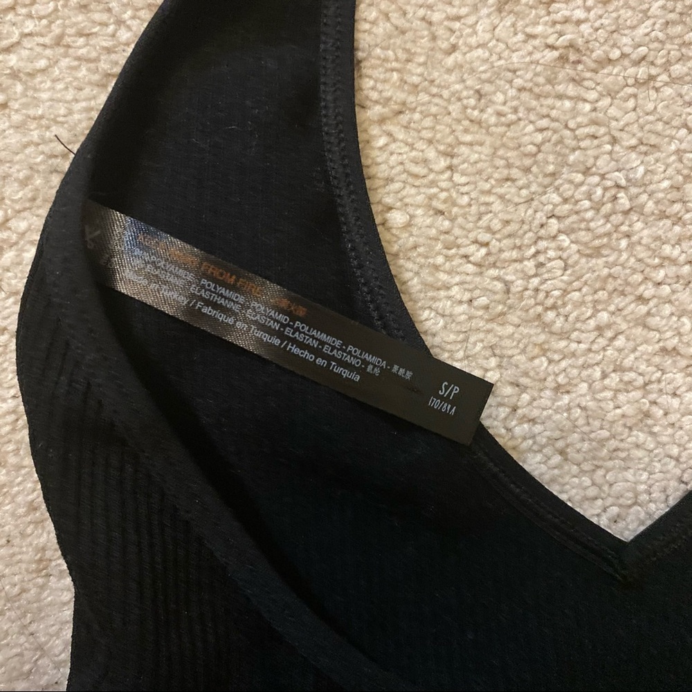 UO black halter top
